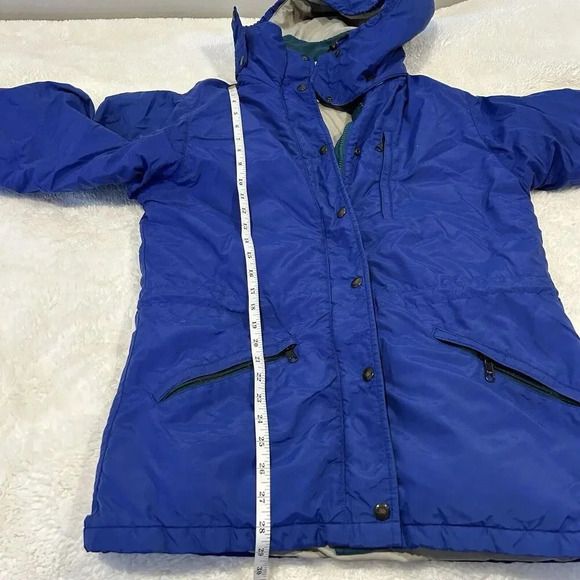 VTG LL Bean Penobscot Parka Jacket Women's S Full Zip Coat‎ Hood USA Made - Picture 3 of 11